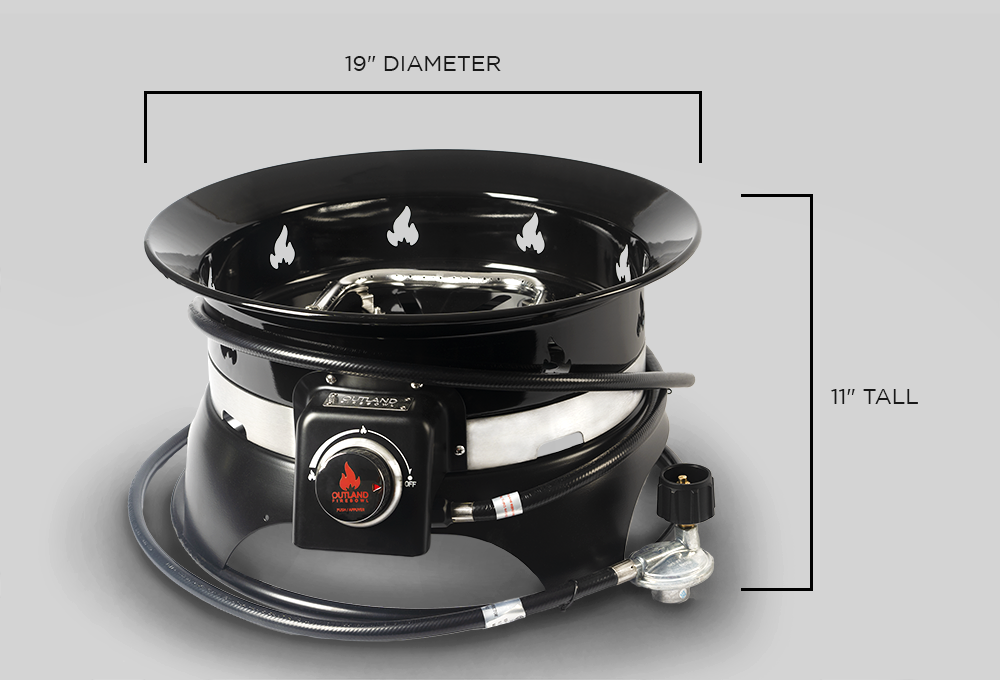 Outland Living Premium Outdoor Portable Propane Fire Pit 870